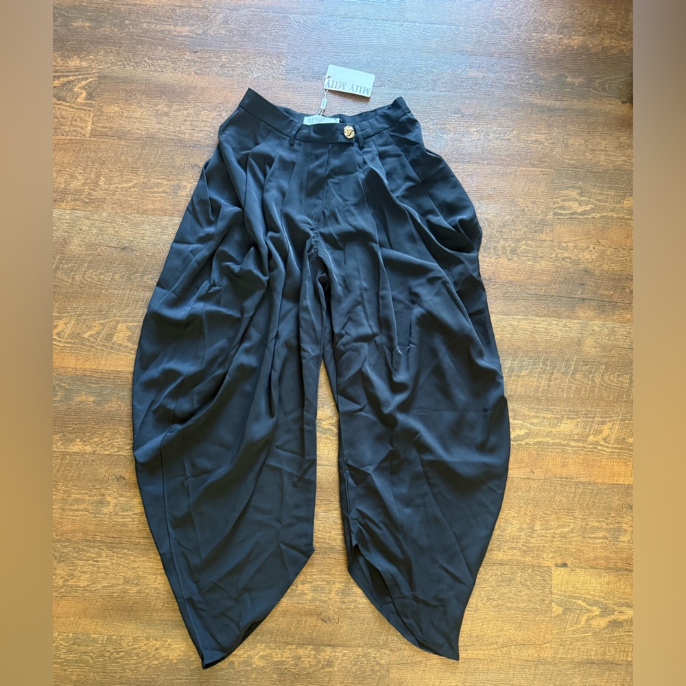 Balloon Wide-Leg Pants - Picture 3 of 8